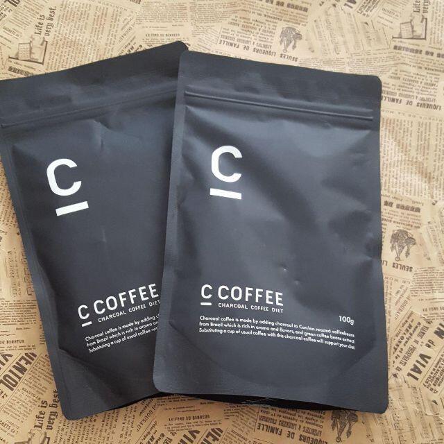シーコーヒー　C COFFEE チャコールコーヒーダイエット2袋 コスメ/美容のダイエット(ダイエット食品)の商品写真