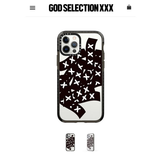 god selection xxx × casetify 12用 スマホ/家電/カメラのスマホアクセサリー(iPhoneケース)の商品写真