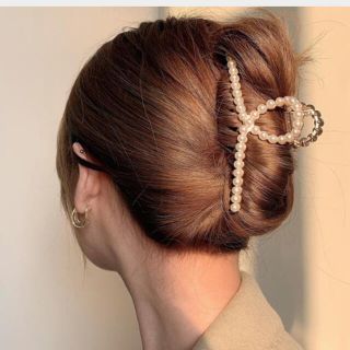 エイミーイストワール(eimy istoire)のパール　ヘアクリップ(バレッタ/ヘアクリップ)