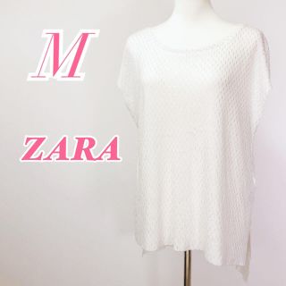 ザラ(ZARA)のZARA ザラ 半袖トップスゆったり着心地 伸縮性あり 春夏(カットソー(半袖/袖なし))