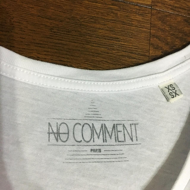 NO COMMENT PARIS Tシャツ 日本未入荷 レディースのトップス(Tシャツ(半袖/袖なし))の商品写真