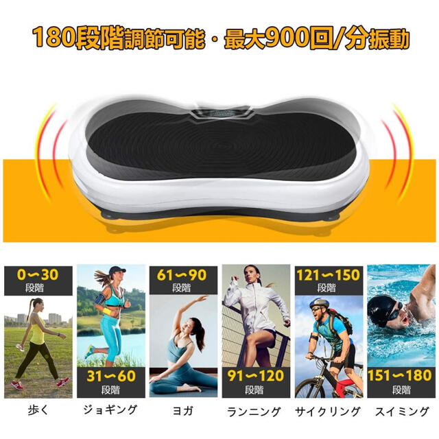 専門店 振動マシン 3D振動 ブルブルマシン 振動調節180段階 最大900回