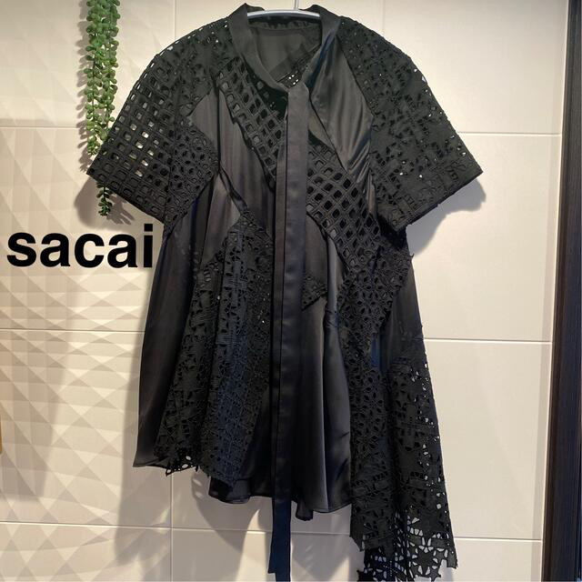 sacai - sacai2021新作レーザーカットブラウスの通販 by hana｜サカイ ...