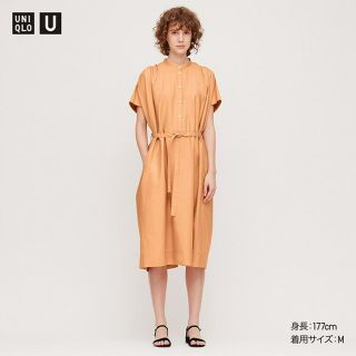 クリストフルメール(CHRISTOPHE LEMAIRE)の新品未使用タグ付き　UNIQLO U パラシュートワンピース(ロングワンピース/マキシワンピース)