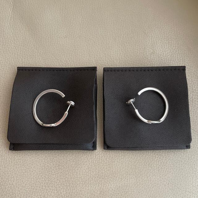 HERMES シェーヌダンクル アンシェネ フープピアス PM HERMES シェーヌダンクル アンシェネ フープピアス PM