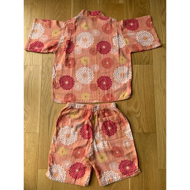 ベルメゾン(ベルメゾン)の被り　甚平　130cm キッズ/ベビー/マタニティのキッズ服女の子用(90cm~)(甚平/浴衣)の商品写真