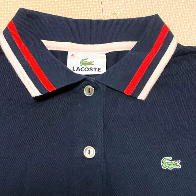 LACOSTE(ラコステ)の最終お値引き【ラコステ】 ポロシャツ サイズ40 レディースのトップス(ポロシャツ)の商品写真