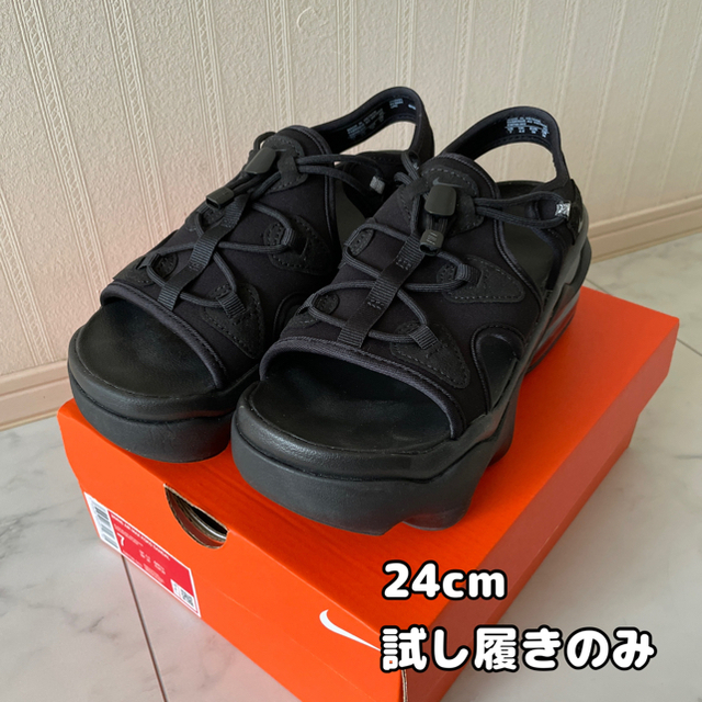 NIKE(ナイキ)のnike エアマックスココ ブラック 24cm レディースの靴/シューズ(サンダル)の商品写真