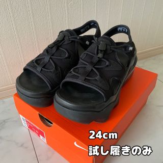 ナイキ(NIKE)のnike エアマックスココ ブラック 24cm(サンダル)