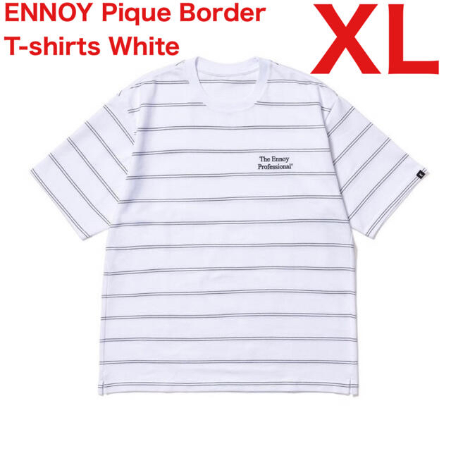 ENNOY Pique Border XL ボーダー Tシャツ