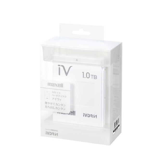 マクセル iVDR-S リムーバブル ハードディスク 1TB iV アイヴィ