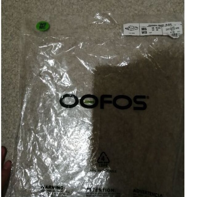 OOFOS （ウーフォス）OOriginal　黒（Black）　25.0cmレディース