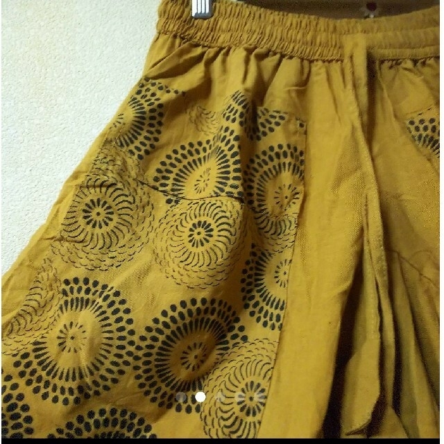 べとさま 専用  ★ ワイドビッグシルエットポケット付変形スカート レディースのスカート(ロングスカート)の商品写真