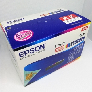 エプソン(EPSON)の新品未使用☆送料込み♪エプソン純正 インク『カメ』6色パックL 増量タイプ  (PC周辺機器)