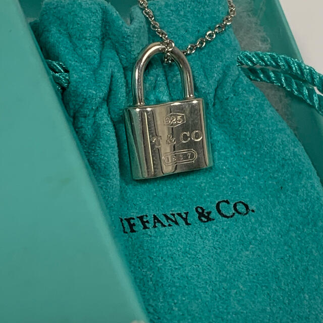 【美品】Tiffany&Co. ネックレス カデナロック 南京錠 シルバー925 ネックレス
