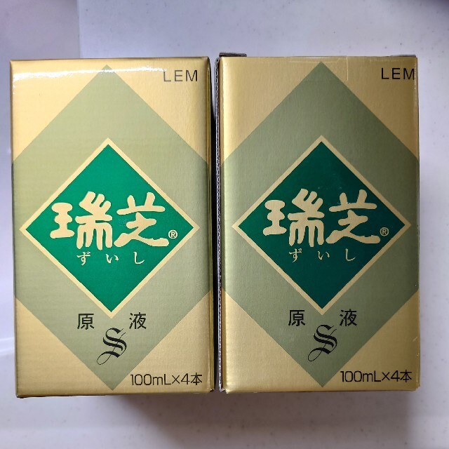 LEM 瑞芝(ずいし)原液100ml✕４本　２箱セット(合計８本)