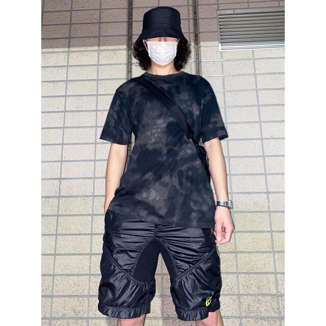 Yohji Yamamoto(ヨウジヤマモト)のxl dead stock A-TACS カモフラージュ 迷彩 ブラックtシャツ メンズのトップス(シャツ)の商品写真