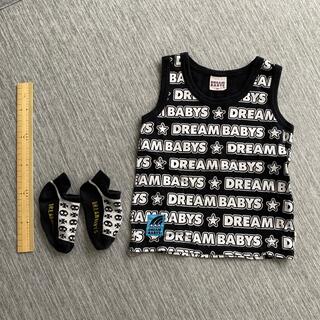 ドリームベイビーズ(DREAMBABYS)の子供服　DREAM BABYSのタンクトップと靴下セット(Tシャツ/カットソー)