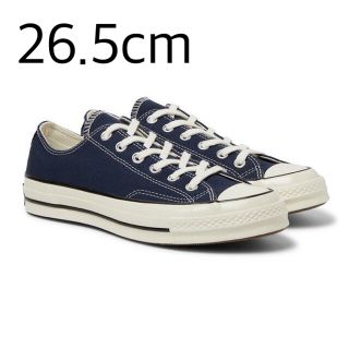 コンバース(CONVERSE)の【レア極美品】CHUCK 70 OX(Obsidian)オブシディアン ネイビー(スニーカー)