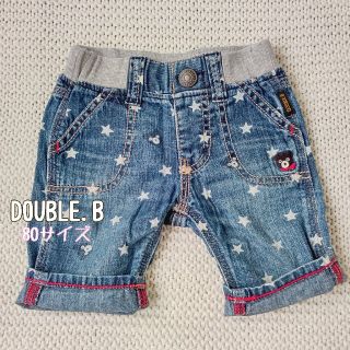 ダブルビー(DOUBLE.B)のDOUBLE.B(ダブルビー)★デニムショートパンツ 80サイズ(パンツ)