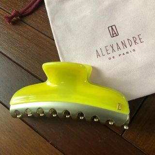 アレクサンドルドゥパリ(Alexandre de Paris)の【なおちゃんなお様専用】アレクサンドルドゥパリ　10.5 ビタミンイエロー(バレッタ/ヘアクリップ)