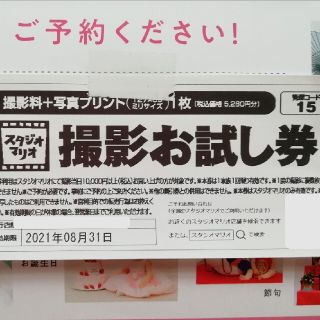 キタムラ(Kitamura)のスタジオマリオ 撮影お試し券(その他)