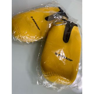 ダンロップ(DUNLOP)のペットボトルホルダー ５００ml（ソフトラバー  カラビナ付き）非売品　未使用(その他)