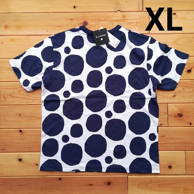 marimekko(マリメッコ)のXLサイズ　マリメッコ  marimekko　Tシャツ　 ユニクロ　半袖　水玉 レディースのトップス(Tシャツ(半袖/袖なし))の商品写真