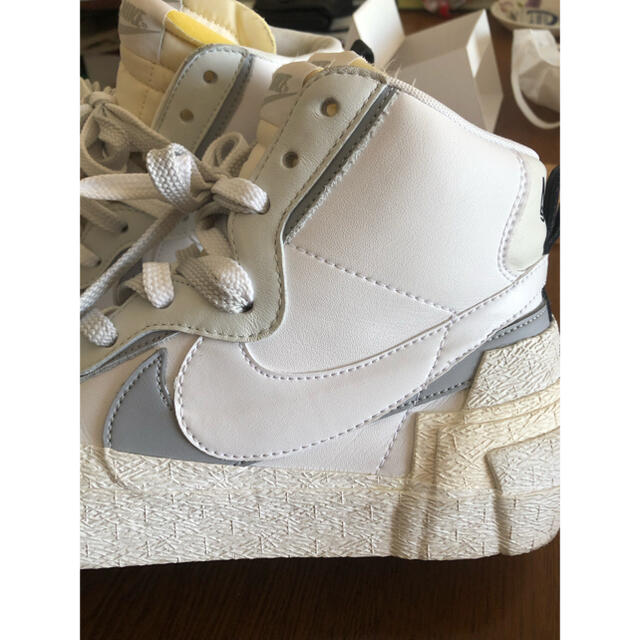 sacai nike blazer mid white 28.5 2