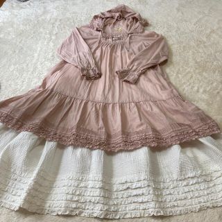 ピンクハウス(PINK HOUSE)の専用です😊ピンクハウス💖毛糸お花モチーフ💕ゆったりチュニックワンピ(チュニック)