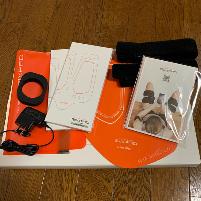 sixpad absbelt ・legbeltセット純正高電導ジェルシート付き ☆絶版品