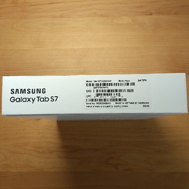 Samsung galaxy tab s7 SM-T870 8GB 新品未使用