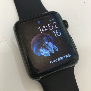 アップルウォッチ(Apple Watch)のapple watch 42mm ステンレス MJ482J/A(その他)