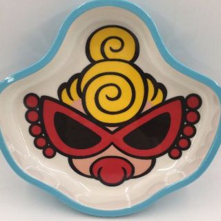 ヒステリックミニ(HYSTERIC MINI)のヒスミニ　ノベルティ　FACE　DISH　S　ライトブルー(プレート/茶碗)