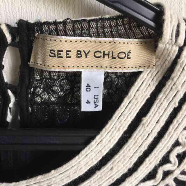 SEE BY CHLOE(シーバイクロエ)のsee by chloe 刺繍 ブラウス レディースのトップス(シャツ/ブラウス(長袖/七分))の商品写真