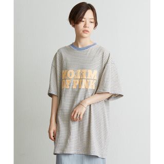 ノートエシロンス(note et silence)の note et silence nitca △クスミボーダーオーバーT 完売品(Tシャツ(半袖/袖なし))