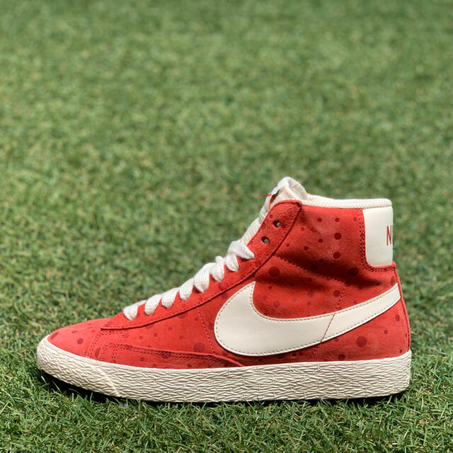 NIKE - 美品24 NIKE ナイキ ブレザー ミッド スエードVNTG 赤 NIKE - 美品24 NIKE ナイキ ブレザー ミッド スエードVNTG 赤