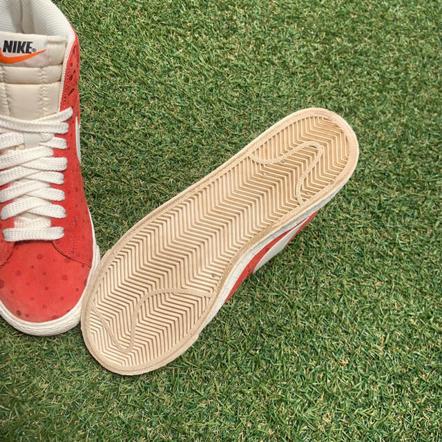 NIKE - 美品24 NIKE ナイキ ブレザー ミッド スエードVNTG 赤 NIKE - 美品24 NIKE ナイキ ブレザー ミッド スエードVNTG 赤