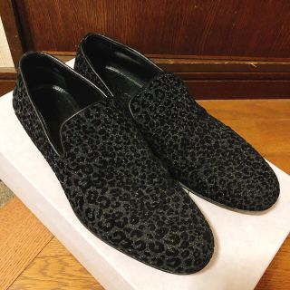 ジミーチュウ(JIMMY CHOO)のJimmy Choo(ジミーチュウ) レオパード　ローファー　豹柄(スリッポン/モカシン)