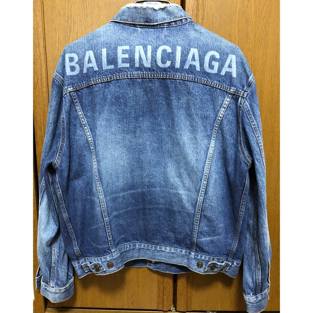 大人気新作 Balenciaga - ロゴデニムジャケット Gジャン/デニム