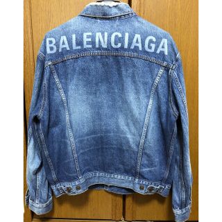 バレンシアガ(Balenciaga)のロゴデニムジャケット(Gジャン/デニムジャケット)