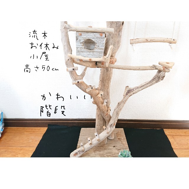 専用ページ・流木止まり木・バードタワーNo.⑲高さ106㎝ その他のペット用品(鳥)の商品写真