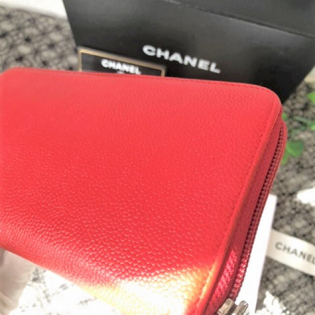 CHANEL(シャネル)の正規品★美品　CHANEL　キャビアスキン　ラウンドジップ　ロングウォレット メンズのファッション小物(長財布)の商品写真