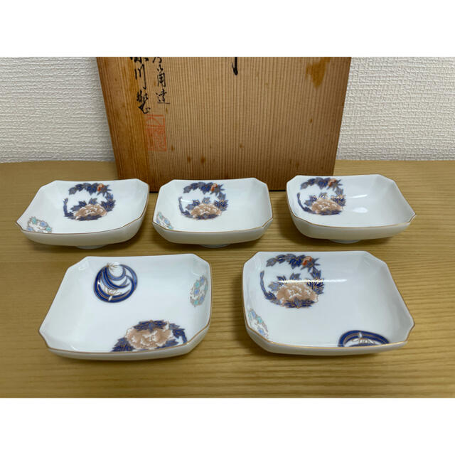 【新品・未使用】深川製磁　刺身皿揃　10点 インテリア/住まい/日用品のキッチン/食器(食器)の商品写真