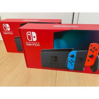 ニンテンドースイッチ(Nintendo Switch)のNintendo switch ネオン2台　(家庭用ゲーム機本体)