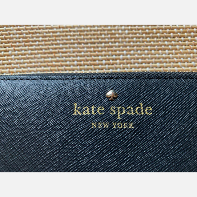 kate spade new york(ケイトスペードニューヨーク)の【再値下げしました】kate spade 長財布 黒×ベージュ レディースのファッション小物(財布)の商品写真