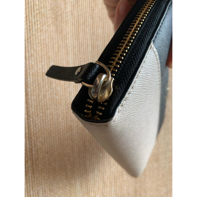 kate spade new york(ケイトスペードニューヨーク)の【再値下げしました】kate spade 長財布 黒×ベージュ レディースのファッション小物(財布)の商品写真