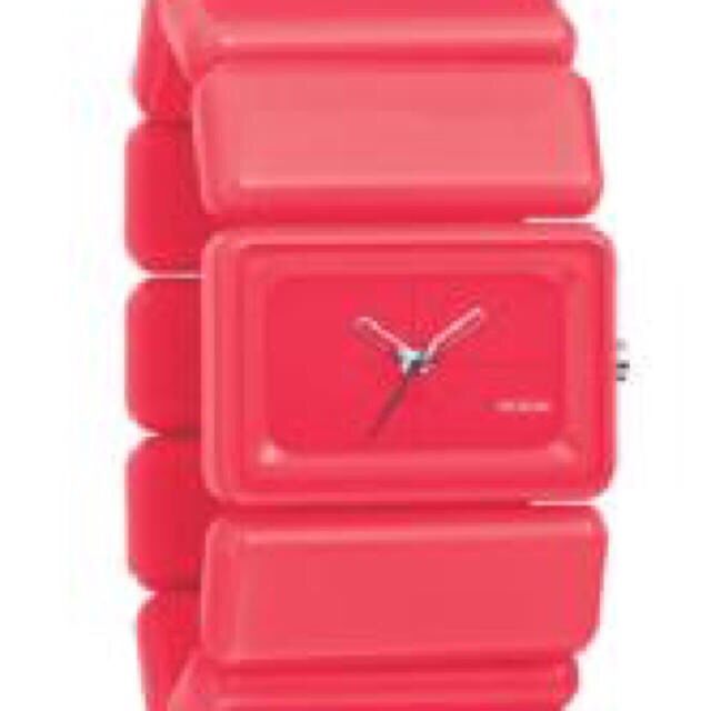NIXON(ニクソン)のNIXON ショッキングピンク レディースのファッション小物(腕時計)の商品写真