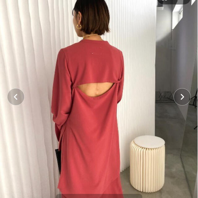 Ameri VINTAGE(アメリヴィンテージ)のBACK OPEN SET UP DRESS レディースのレディース その他(セット/コーデ)の商品写真