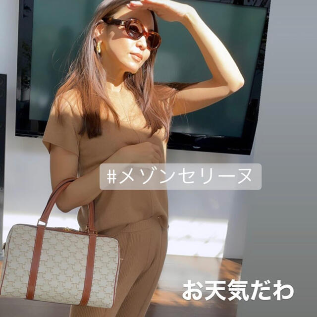 celine(セリーヌ)のN-さま専用　トリオンフキャンバスホワイト レディースのバッグ(ボストンバッグ)の商品写真